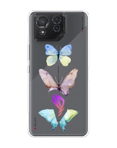 Чехол на Asus ROG Phone 8 Акварельные бабочки Homey