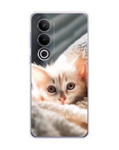 Чехол на OnePlus Ace 3V Белый шкодливый котенок Homey