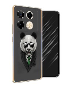 Чехол на Infinix Note 40 Pro Деловая панда Awog