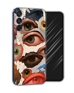 Чехол на Samsung Galaxy M15 5G Глаза масляная живопись Awog