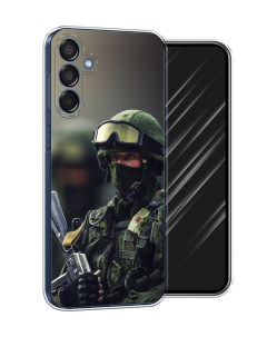 Чехол на Samsung Galaxy M15 5G Солдат Awog