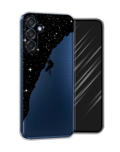 Чехол на Samsung Galaxy M15 5G Скалолаз в космосе Awog