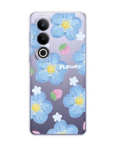 Чехол на OnePlus Ace 3V Цветы и клубники Homey