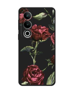 Чехол на OnePlus Nord CE4 Бордовые розы фон Awog
