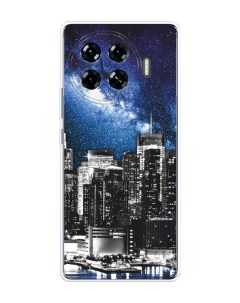 Чехол на Tecno Spark 20 Pro Plus Космический Нью Йорк Homey