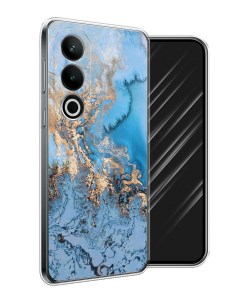 Чехол на OnePlus Nord CE4 Морозная лавина синяя Awog
