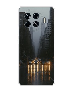 Чехол на Tecno Spark 20 Pro Plus Дождливый Нью Йорк Homey