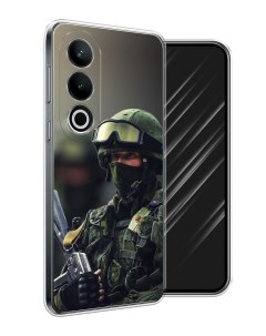 Чехол на OnePlus Nord CE4 Солдат Awog