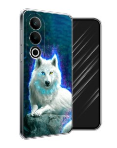 Чехол на OnePlus Nord CE4 Белоснежный волк Awog
