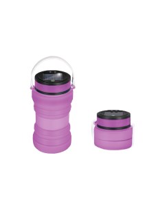 Фонарь бутылка складной на солнечной батарее фиолетовый Фарлайт