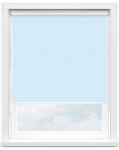 Рулонная штора Плэйн 71x160 см голубой PLR 06 Окна стиль