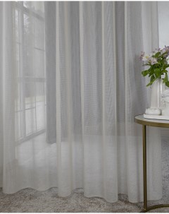 Тюль антикоготь с утяжелителем 700х255 Катара Бежевый Evrika home