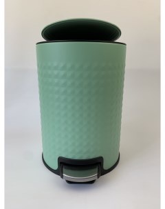 Ведро мусорное для дома с крышкой Smart 5 литров зеленый Zdk