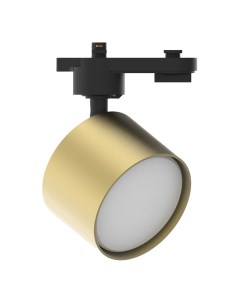 Светильник AL159 трековый однофазный на шинопровод под лампу GX53 золото 48717 Feron