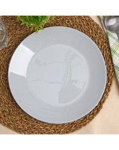 Тарелка обеденная Lillie Granit d 25 см цвет серый Luminarc