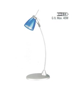 Настольная лампа синего цвета VT034 40WBLUEG9WB Vito
