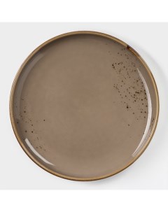 Тарелка пирожковая Церера d 18 см цвет коричневый Magistro