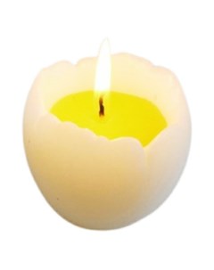 Свеча декоративная пасхальная Яйцо с желтком 6 х 6 см Nobrand