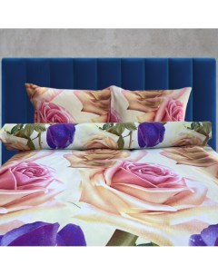Комплект постельного белья 2 спальный хлопковый сатин розовый Dome