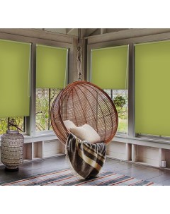 Рулонная штора Ready made Бинго 110x180 см зеленый Marand