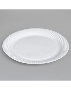 Тарелка Белая ламинированная 230 мм 100 шт Nobrand