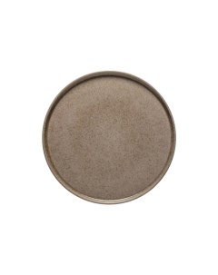 Тарелка Redonda 27 см керамическая коричневая Costa nova