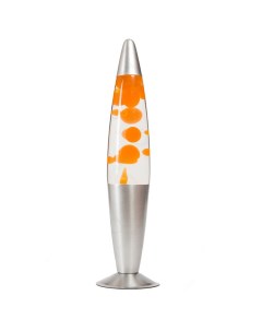 Лава лампы Лава лампа с воском оранжевого цвета 35 см Nobrand