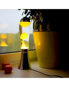 Декоративный светильник Лава лампа цвет жёлтый Старт