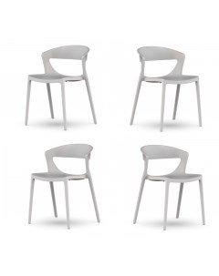Комплект стульев для кухни ЦМ EVOK 4 шт белый пластиковый Ооо цм