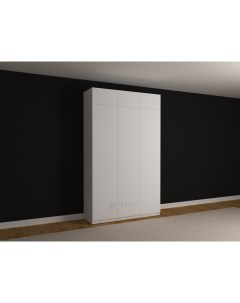 Шкаф для одежды 150x250х50 см белый Мебель гост