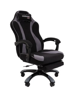 Кресло компьютерное игровое Game 35 1237611 черный серый Chairman