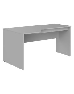 Угловой компьютерный стол SET160 1 L 160x90x76 см серый левый Skyland
