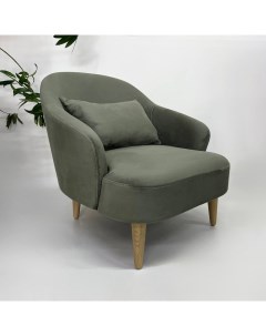 Кресло интерьерное Унно 78х78х78 см зеленый Bonfico