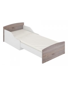 Кровать Бартоло КТД 90х200 см белый серый Мэрдэс