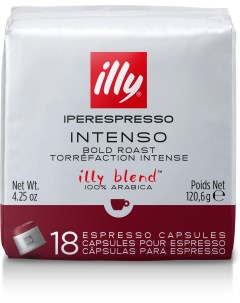 Кофе в капсулах iperEspresso темной обжарки 18 шт Illy