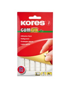 Клейкая лента масса KORES Gum Fix удаляемая 84 шт уп 31600 Nobrand