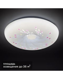 Светильник настенно потолочный светодиодный 55 Вт VILLAGE D50 36 м нейтральный белый свет Inspire