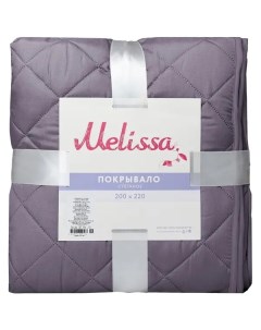 Покрывало 200x220 см микрофибра стеганая цвет пурпурно лиловый Melissa
