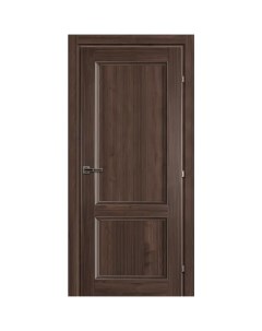 Дверь межкомнатная Танганика Ноче глухая CPL ламинация цвет коричневый 60x200 см с замком и петлями Краснодеревщик