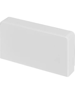 Заглушка для коробка 100х55 мм цвет белый Lexman