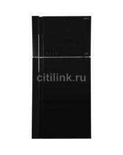 Холодильник двухкамерный R VG660PUC7 1 GBK черный Hitachi
