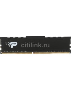 Оперативная память Signature Premium PSP416G266681H1 DDR4 1x 16ГБ 2666МГц DIMM Ret Patriòt