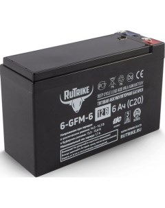 Аккумуляторная батарея для ИБП 6 GFM 6 12В 6Ач Rutrike
