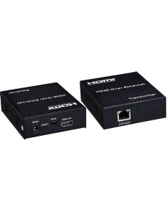 Набор адаптеров аудио видео 5 877 2 HDMI f RJ45 ver 1 4 черный Premier