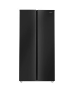 Холодильник двухкамерный MFF177NFBE Total No Frost Side by Side инверторный черный Maunfeld