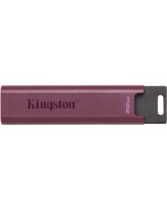 Флешка USB DataTraveler Max 512ГБ USB3 2 черный и бордовый Kingston