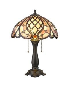 Настольная лампа декоративная 865 804 02 бронзовый Velante