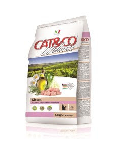 Kitten корм для котят Курица и рис 1 5 кг Wellness cat&co