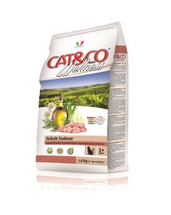 Adult Indoor корм для взрослых домашних кошек Баранина и картофель 1 5 кг Wellness cat&co