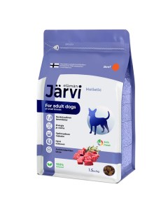 Сухой полнорационный корм для взрослых собак мелких пород Говядина 1 5 кг Jarvi